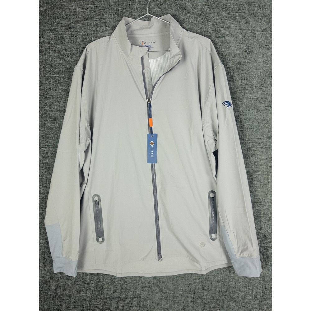 NWT Stitch SWS Weather System GT Jacket Mens XXL Gray Full Zip Golf Athletic